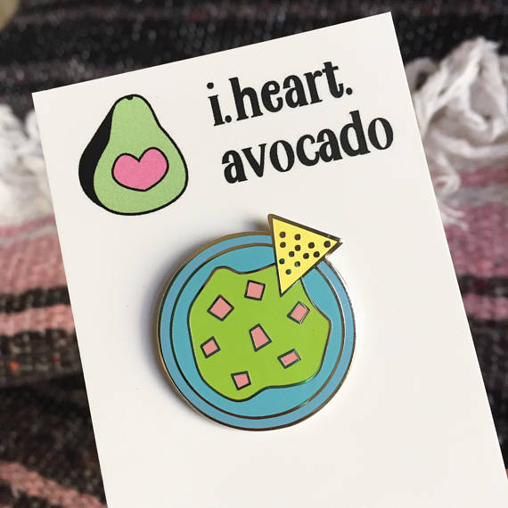 Guacamole enamel Pin