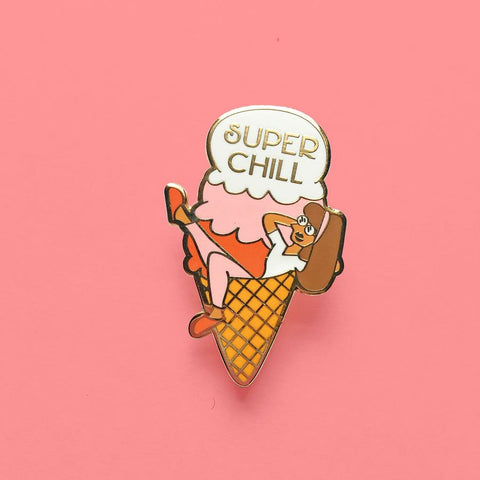 Super Chill Enamel Pin