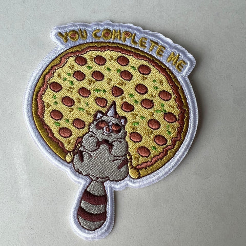 Chaps You Complete Me Pizza patch